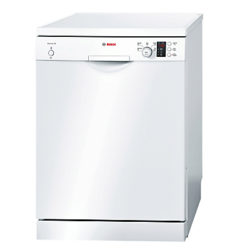 Bosch SMS50C22GB Freestanding Dishwasher, White